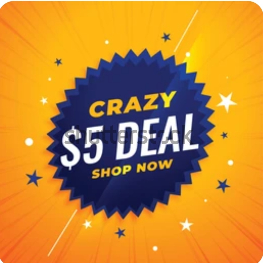 Crazy $5 DEAL SHOP NOW